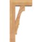 Ekena Millwork Balboa Block Smooth Bracket w/ Offset Brace, Western Red Cedar, 5 1/2"W x 14"D x 26"H BKT0604X14X26BOA05SWR - alternate 2